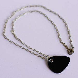 Handmade Vinyl Record Pick Pendant Necklace